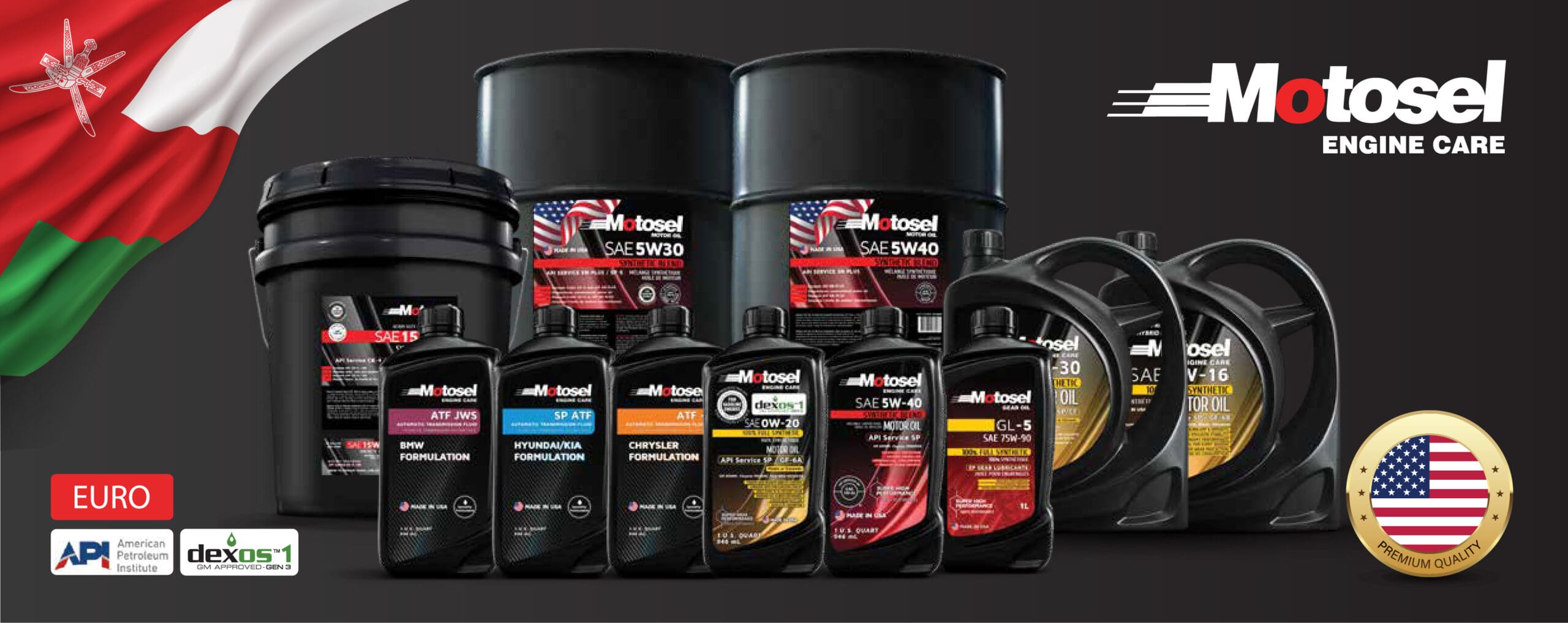 Motosel engine oils